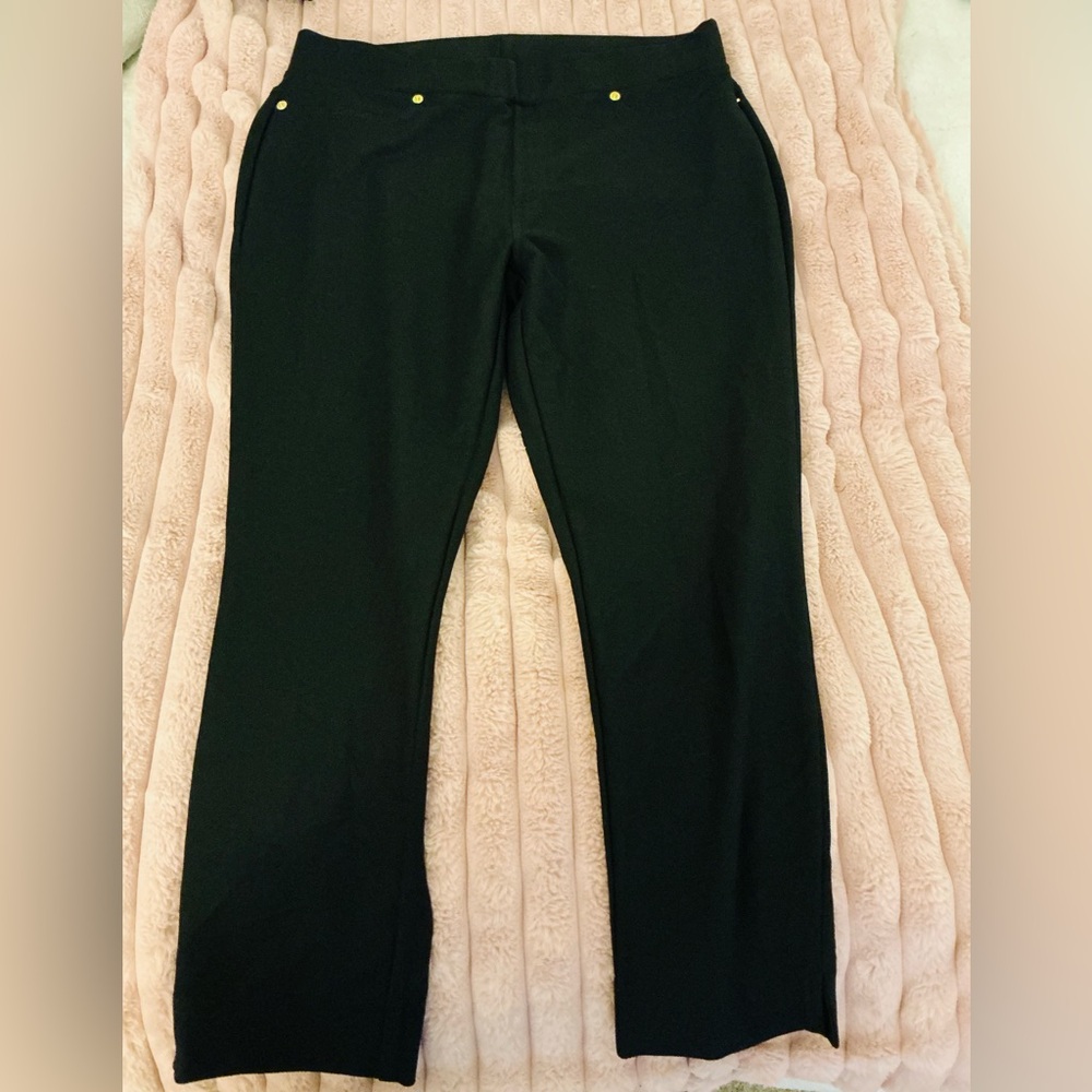 Michael Kors Black Straight Leg Pants